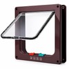 4-Way Locking Cat Door for Indoor & Outdoor Use –