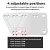 ZIBOPAR for LS Swap Motor Mounts Adapter Plates for SBC