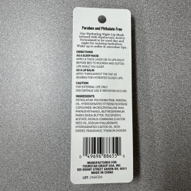 B. Pure 4pc B Pure Hydrating Night Lip Mask .35 Oz Each