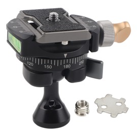 Panoramic Inverted Ball Head Rotatable Large Bearing Capacity Spherical Ball Head for SLR Mobile Phone