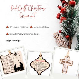 Thank You for Being in My Circle Elephant,Friendship Elephant Ornament, Wooden Christmas Ornament with Story, Sisterhood Elephant Ornament for Women Tribe, Friendship Gifts (ONM-083)