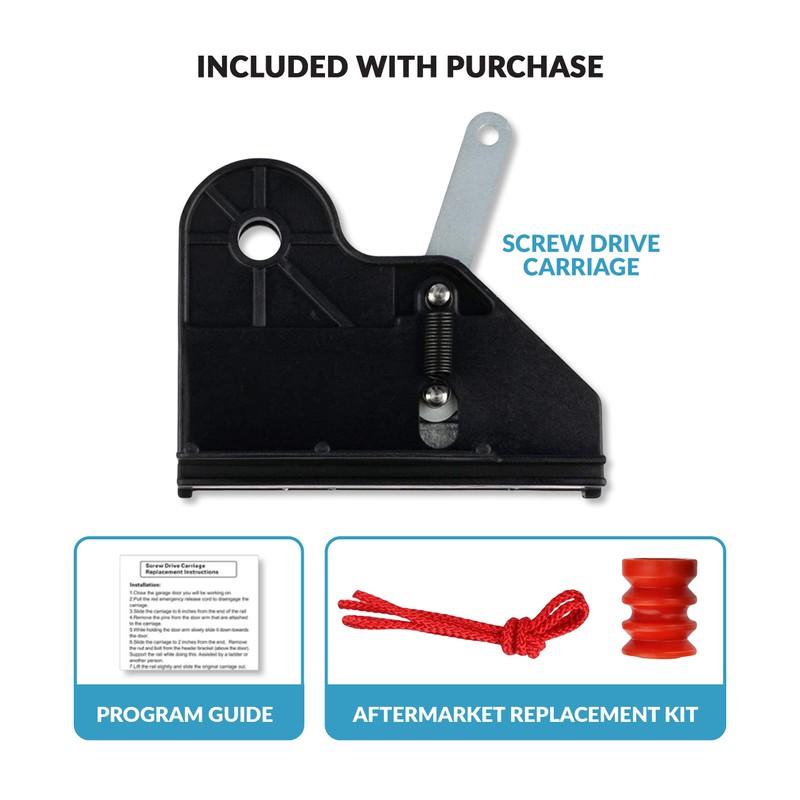 Garage2Go Garage Door Screw Drive Carriage Pull Replacement for Genie