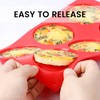 Vinino Muffin Top Pan, Silicone Egg Bite Molds for Breakfast