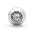 12 Pcs 6mm Thread Silver Tone Aluminum Alloy Motorcycle License