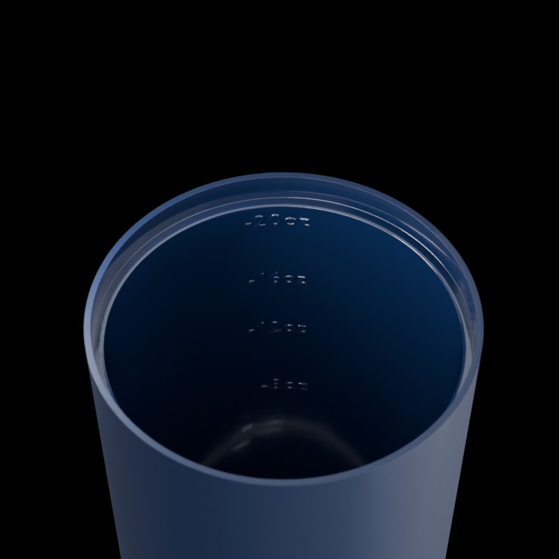 Fressko Ceramic Lined Tumbler with Titanium Straw - Venti 20oz,