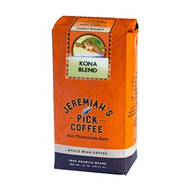 Kona Blend - Whole Beans - 10oz, Caffeinated