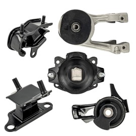 PHILTOP 5PCS Front Rear Engine and Trans Mount Fit for Honda 2005 2006 Odyssey 3.5L LX EX VTEC, Replace# A4526HY A4553 9411 A4559 A6582, Automatic Transmission