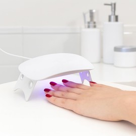 Lampada UV LED per Unghie 6W Asciuga Smalto Semipermanente e Gel Portatile USB | Mini Lampada Professionale per Manicure e Pedicure con Gambe Pieghevoli
