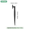 M METERXITY 10-Pack Irrigation Drip Support Stakes, 200x32mm for 2/7