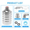 4 Pack Water Float Valve,304 Stainless Steel Automatic Water Float