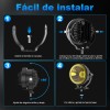 Par Faros 4'' Redondo Led Potentes Ámbar Jeep Jk Moto