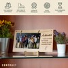 CONTRAXT Cadre Photo with Pinces en Bois. Cadeau Original Carte