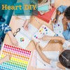 Heart Stickers for Kids, 4050 Pieces, 12mm, 18 Sheets Small