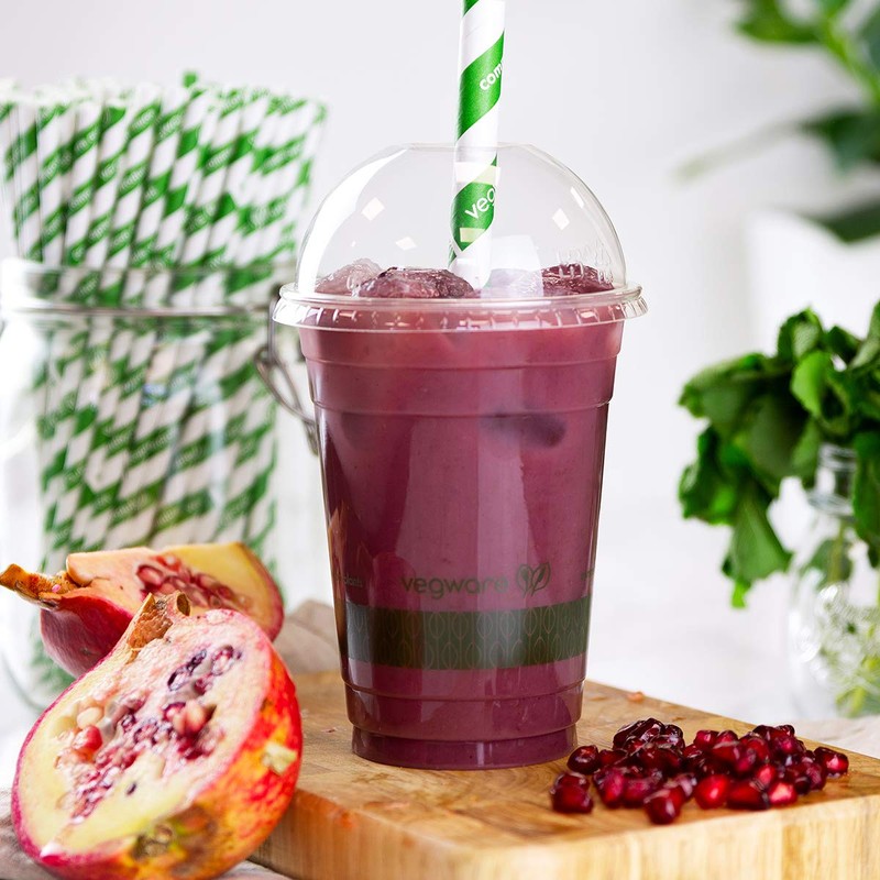 Vegware R500Y-G 16oz Standard PLA Cold Cup (Case of 1000)