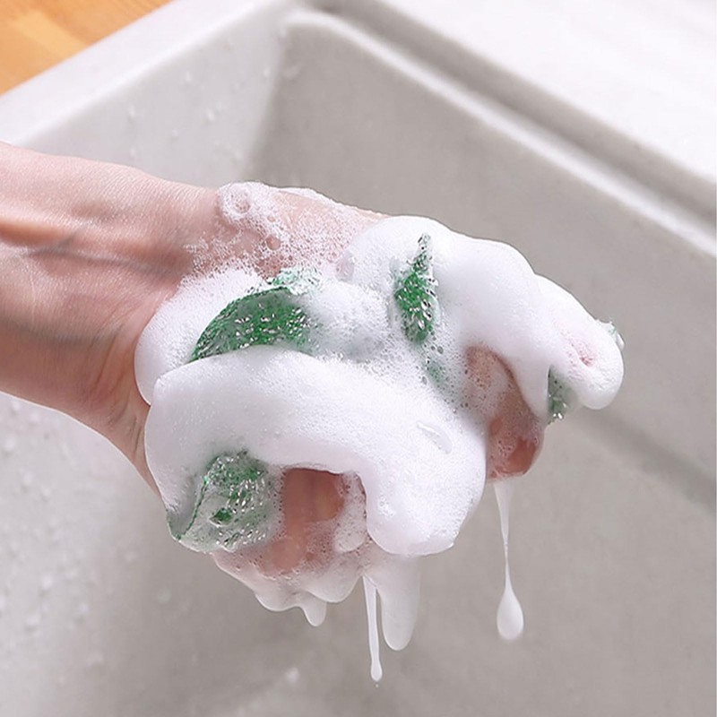 Scrubber Sponge Dish Washing Stainless Steel Scrubber Sink Sponge Burnt