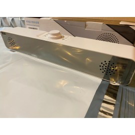 Unbranded Digital Clock Wireless 5.0 Bluetooth Speaker For Computer Laptop Cell Phone USA - White