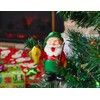 Tree Buddees Fishing Santa Claus Christmas Ornament