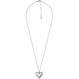 Fossil Women's Stainless Steel or Sterling Silver Necklace with Lobster Clasp, Stainless Steel, No Gemstone