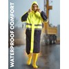 YURINOX Safety Raincoat ALBATROSS PLUS Long Hooded Waterproof Emergency Rain