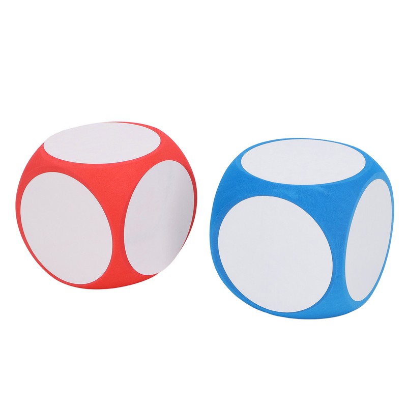 2pcs Dry Erase Dice Set Write On Wipe Off Dry
