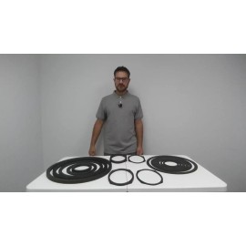 MJM SPEAKER ADAPTERS 12" Subwoofer Speaker Spacers Depth Extender Extending Rings - 1/4" SSK12