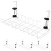 Callstel Power Strip Holder: Set of 4 Cable Baskets, Socket
