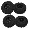 4Pcs RC Wheels And Tires Set 125mm Front Rearwheels with