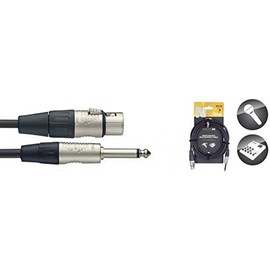 Stagg 21432 1 m 3 Pin XLR Female/6.35 mm Mono Male Microphone Cable