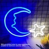 LED Neon Lamp USB Moon Star Pattern Sign Light Home