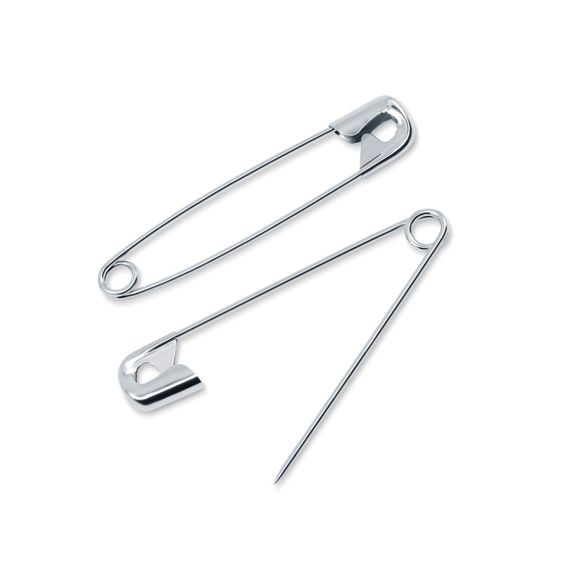Dritz 72-3 Safety Pins, Size 3 (5-Count), Nickel