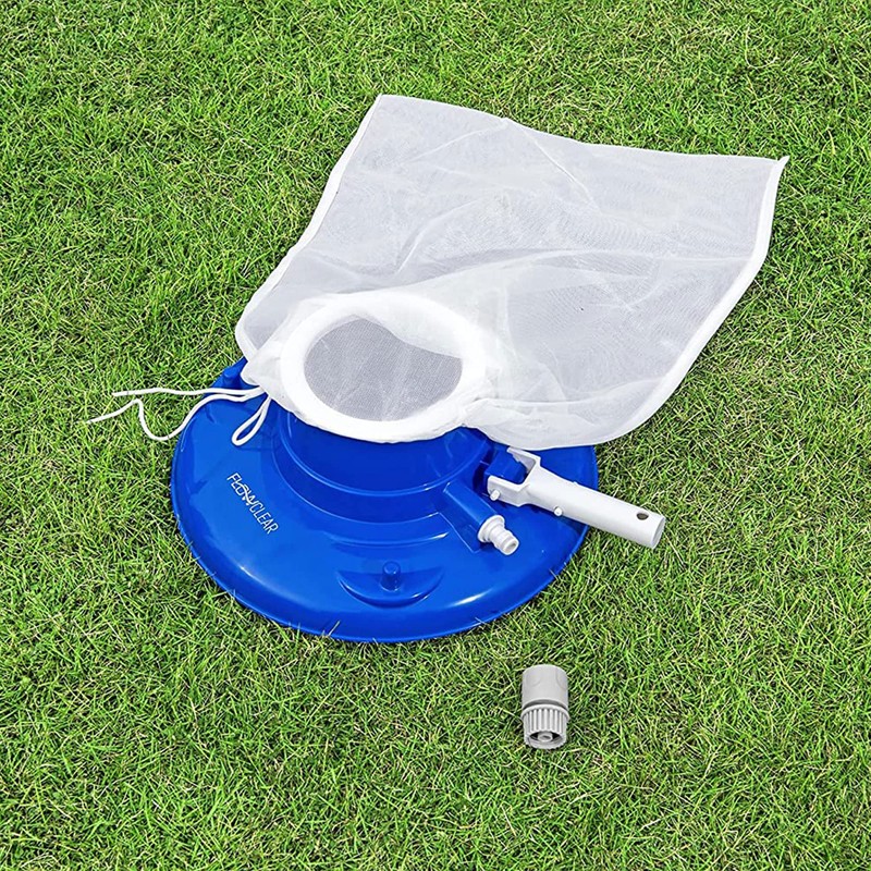 Bestway 58657E-BW Flowclear AquaSuction Pool & Leaf Vacuum with Bag