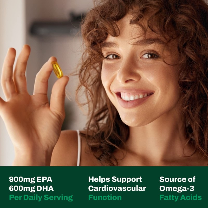 Vitasave Omega-3 Fish Oil Supplement [120 Softgels] - High Potency