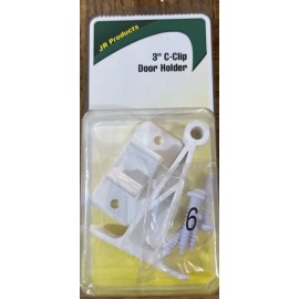 JR Products #10204  3” C-Clip Door Holder RV Part-Brand New-SHIPS N 24 HOURS