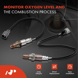 A-Premium O2 Oxygen Sensor Compatible with Nissan Sentra 2013-2019 1.8L, Upstream and Downstream, with California Emissions, 2-PC Set, Replace# 226933SR0A