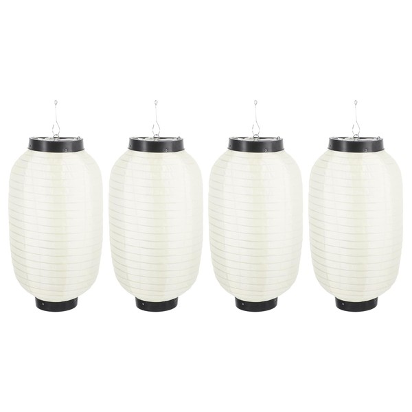 LOGOFUN 4Pcs Japanese Style Lantern Japanese Sushi Bar Hanging Lantern