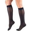 Truform Sheer Compression Stockings, 15-20 Mmhg, Women's Knee High Length,
