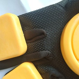 POFET Skateboard Gloves Downhill Slide Gloves Fire Stone Flint Sparks Longboard Gloves Protective Gear/Pad Downhill Slide Gloves