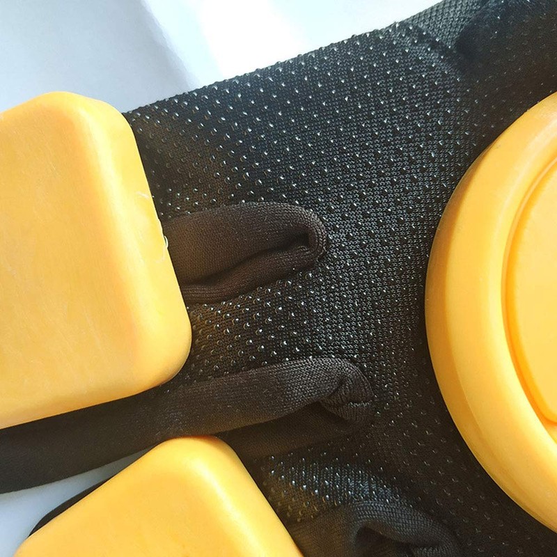 POFET Skateboard Gloves Downhill Slide Gloves Fire Stone Flint Sparks