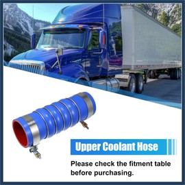 INFINAUTO Upper Coolant Hose for Peterbilt 320 335 337 340 348 365 367 384 386 387 388 389 567 579 587 2008-2022 Upper Radiator Hose Stylish Design