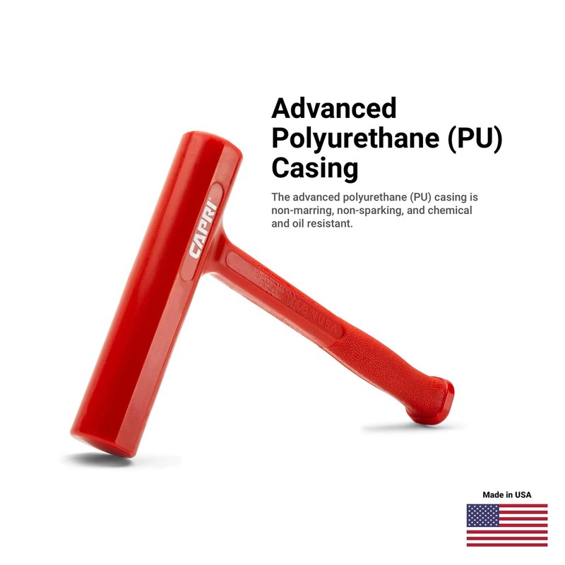 Capri Tools Slim Dead Blow Hammer Set, 5-Piece, Made in