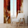 chiinvent Burnt Orange Blackout Fall Curtains 2 Panels for Living