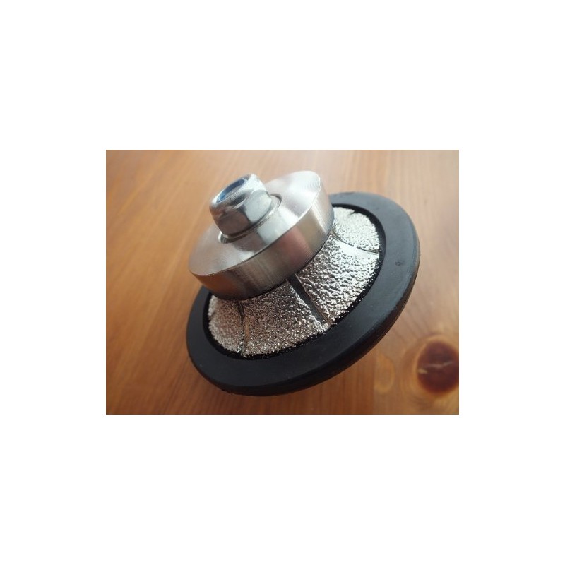 Diamond Vacuum Brazed Radius (B5) Profile Wheel Single Sided