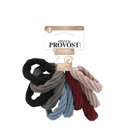 FRANCK PROVOST - Set di 10 elastici in schiuma intrecciati - Colori assortiti casuali - senza legami metallici - Hyper Stretch - Acconciatura facile - tutti i tipi di capelli