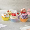 SKIDEC Rainbow Standard Cupcake Liners 400 Count Solid Colorful Paper