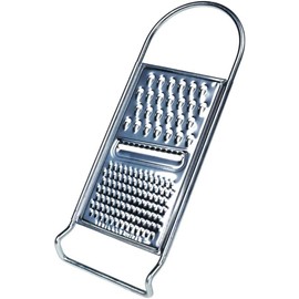 Stainless Steel Kitchen Grater 3 Way Flat Hand Grater Cheese Nutmeg Zest with Handle, Sharp Teeth Carrot Potato Peeler Fruit Vegetable Cheese Slicer