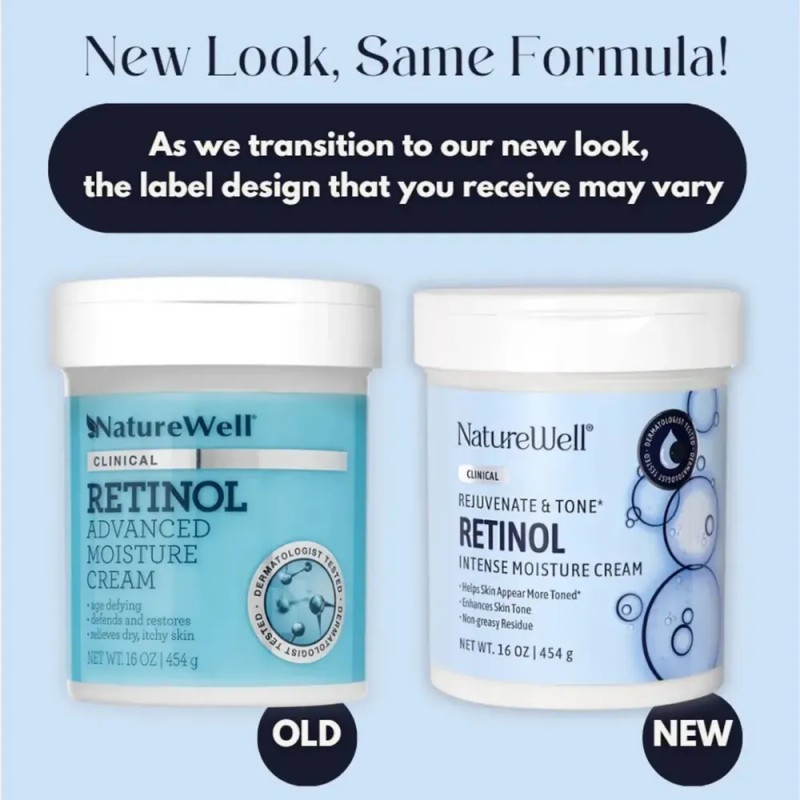 Crema Antiedad Retinol Naturewell Día/Noche Hipoalergénica Sin Parabenos