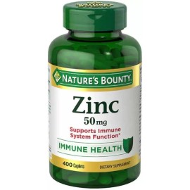 Nature’s Bounty Nature's Bounty Zinc, Supports Immune System Function, 50 mg, 400 caplets