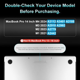 DONGKE for MacBook Pro 14 inch Case 2024-2021 Release M4 M3 M2 M1 Pro/Max Chip, Anti-Cracking & Anti-Fingerprint Plastic Hard Shell Cover with Soft Rubber Bumper for Teen Girl, Graffiti Heart