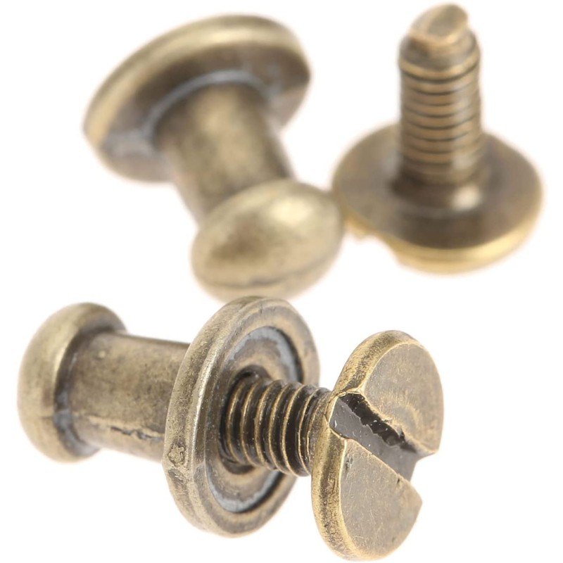 Mgoodoo Pack of 12 Mini Box Jewellery Cabinet Knob Antique