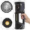 Solar Handheld Flashlight Rechargeable Multi Function High Bright 17000 Lumen